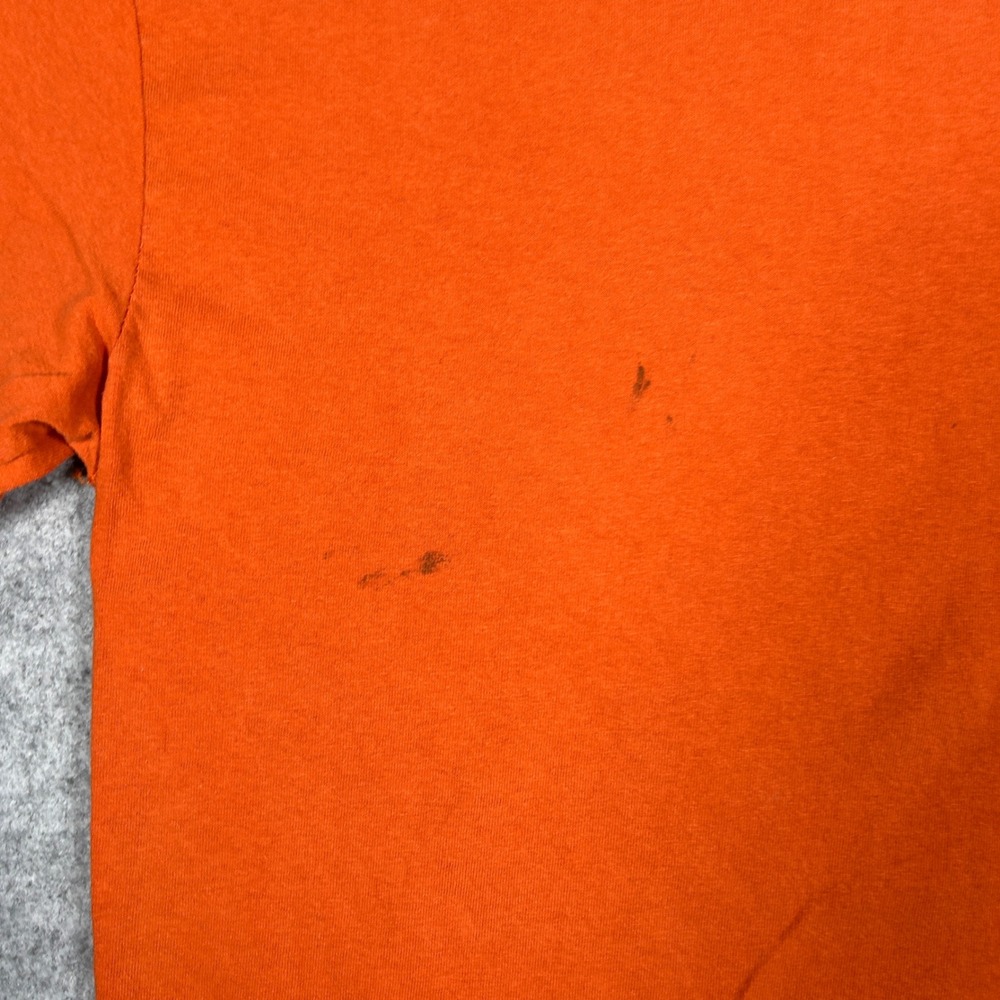 Timberland T Shirt Mens Large Orange Graphic Ringer Tee Gorpcore Outdoors - Picture 7 of 13